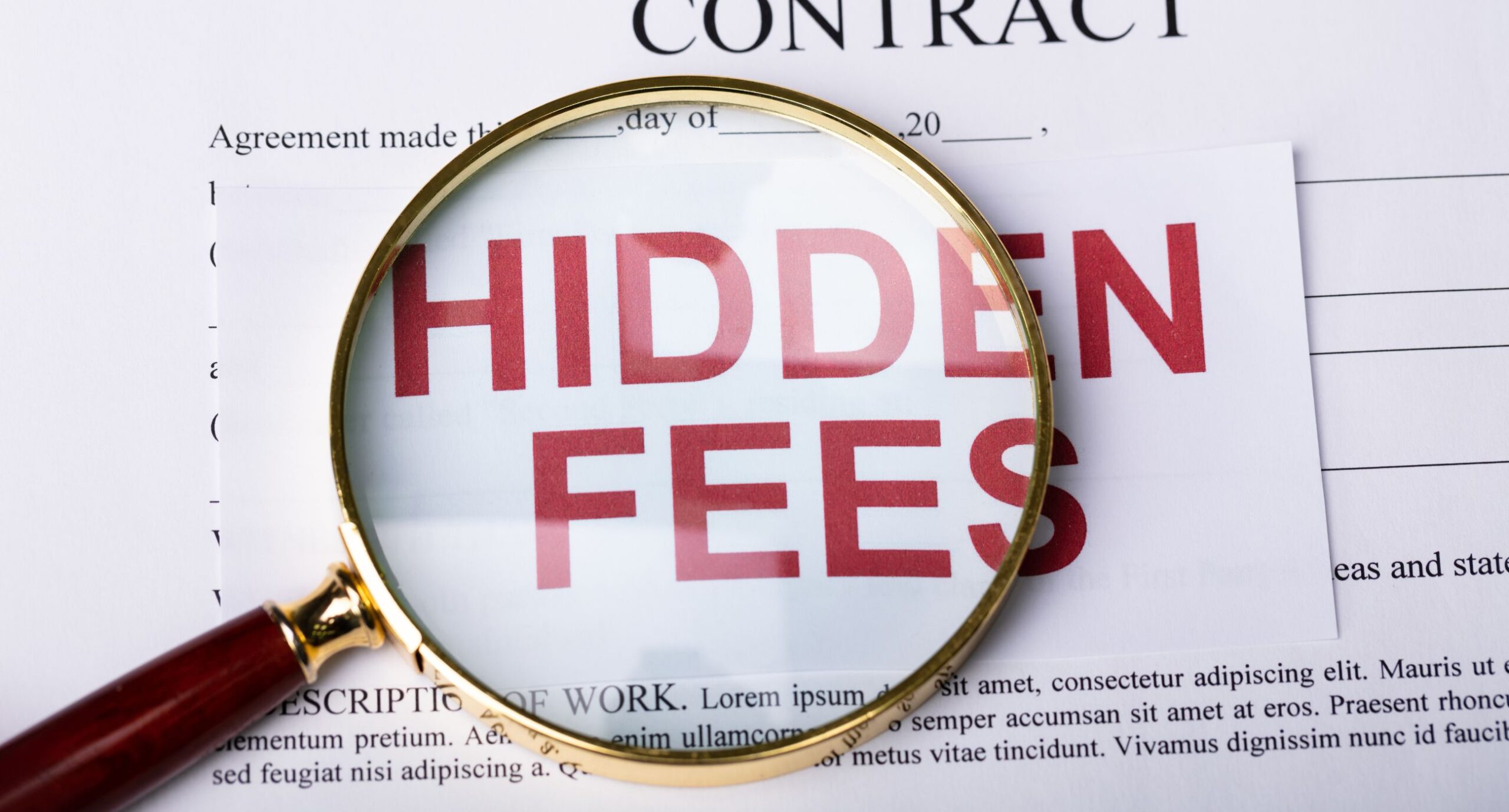 No Hidden Charges – We Advocate for You
