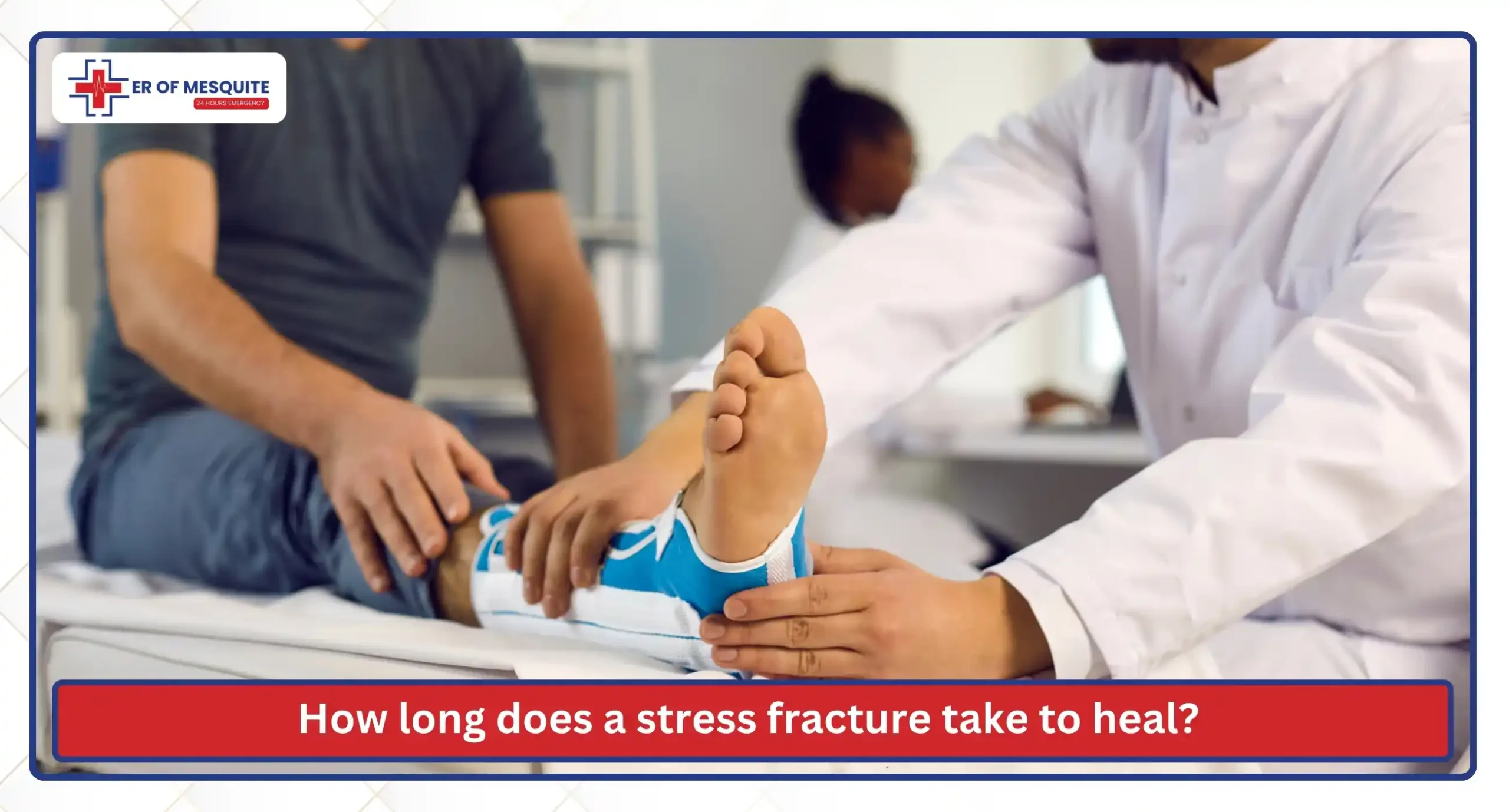 How long does a stress fracture take to heal