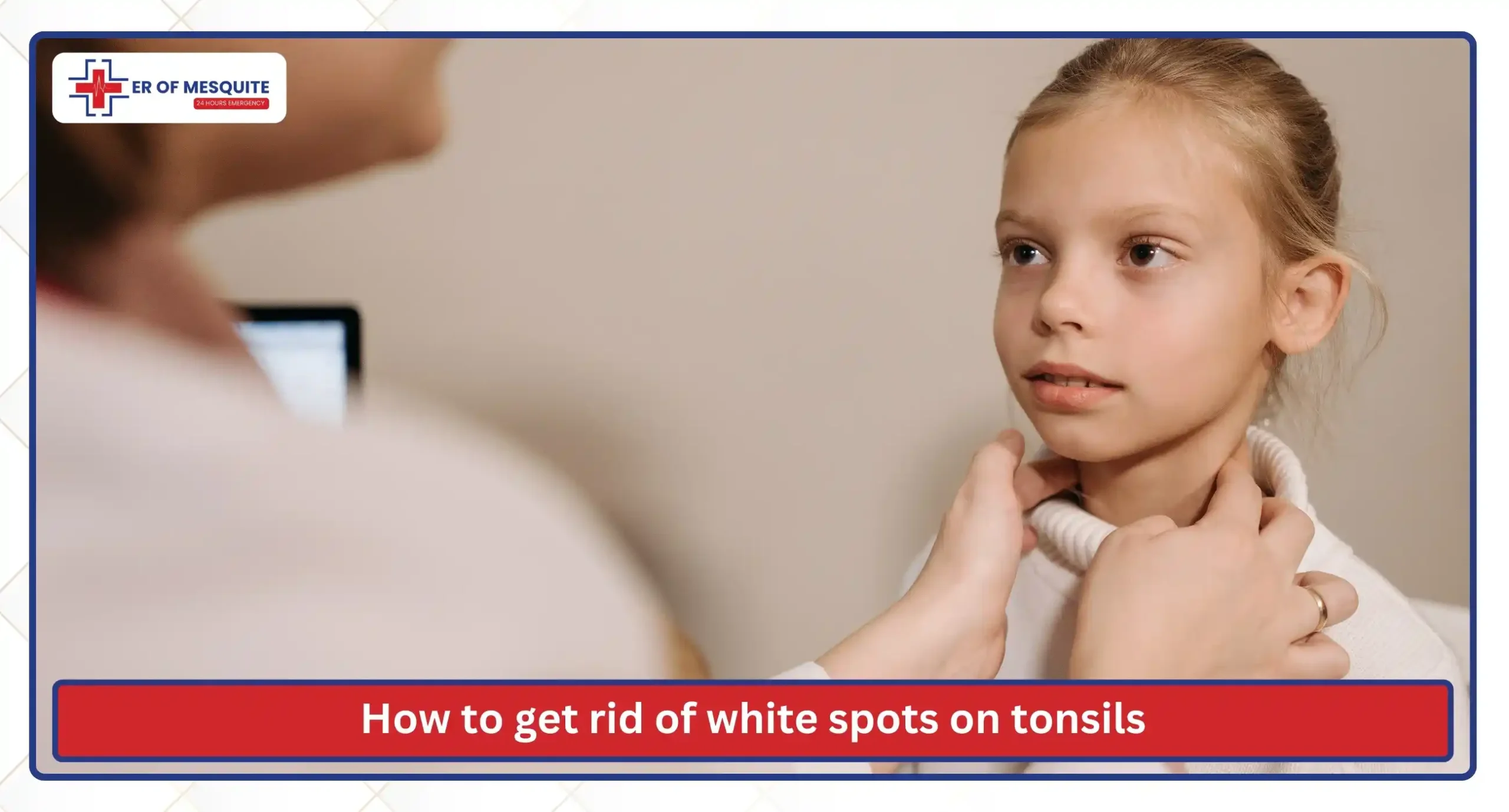 How to get rid of white spots on tonsils