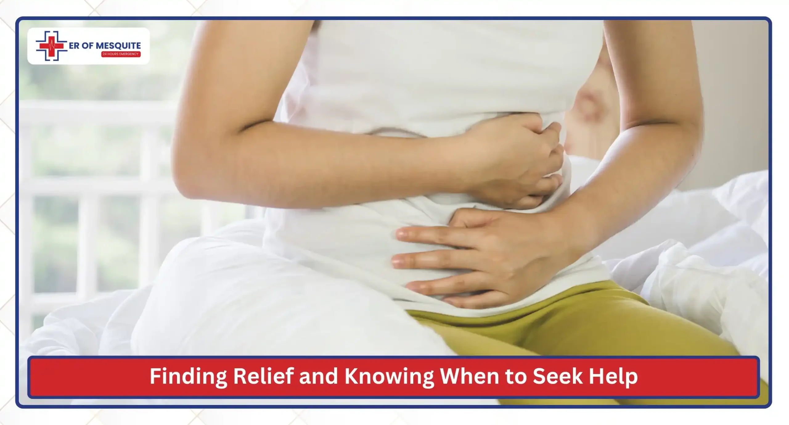 Finding Relief and Knowing When to Seek Help