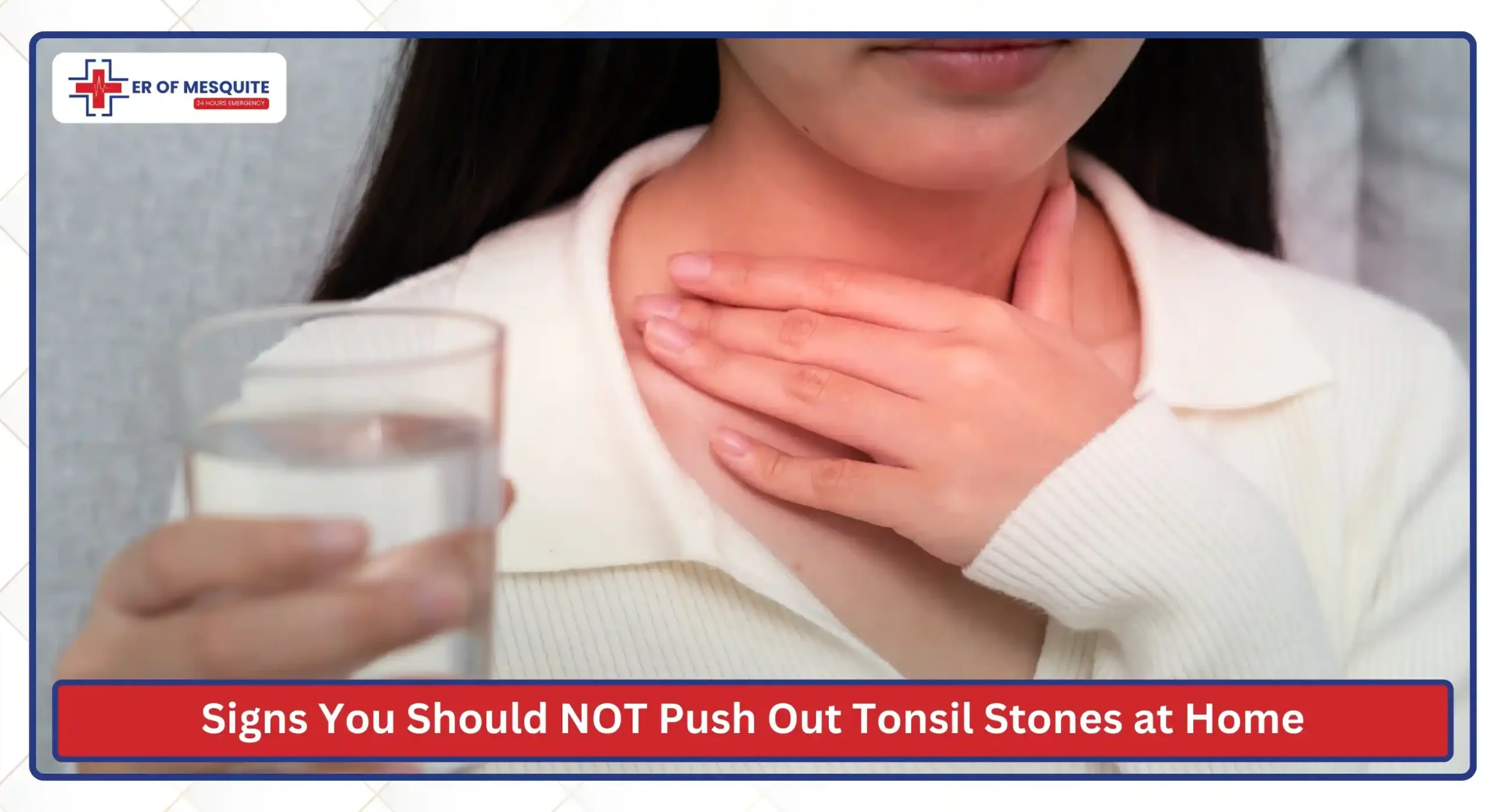 Signs You Should NOT Push Out Tonsil Stones at Home