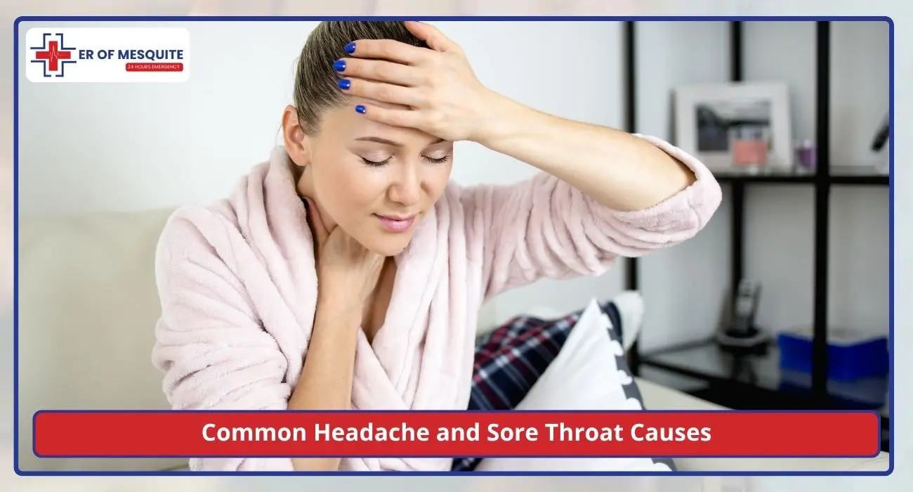 Common Headache and Sore Throat Causes