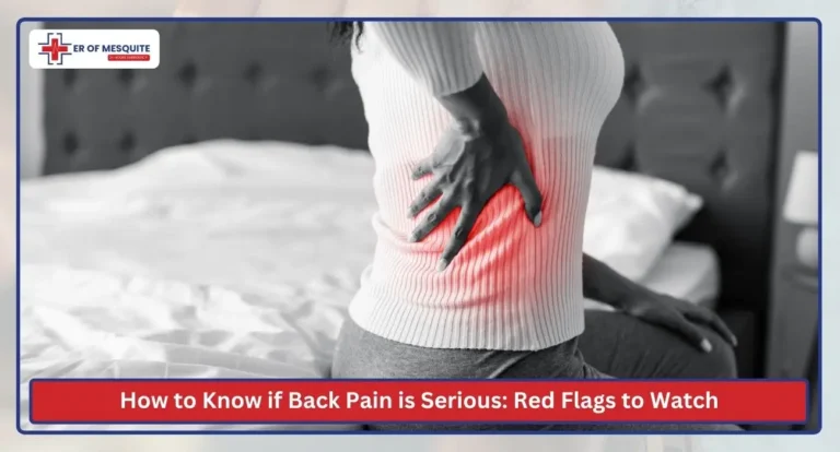 How to Know if Back Pain is Serious: Red Flags to Watch