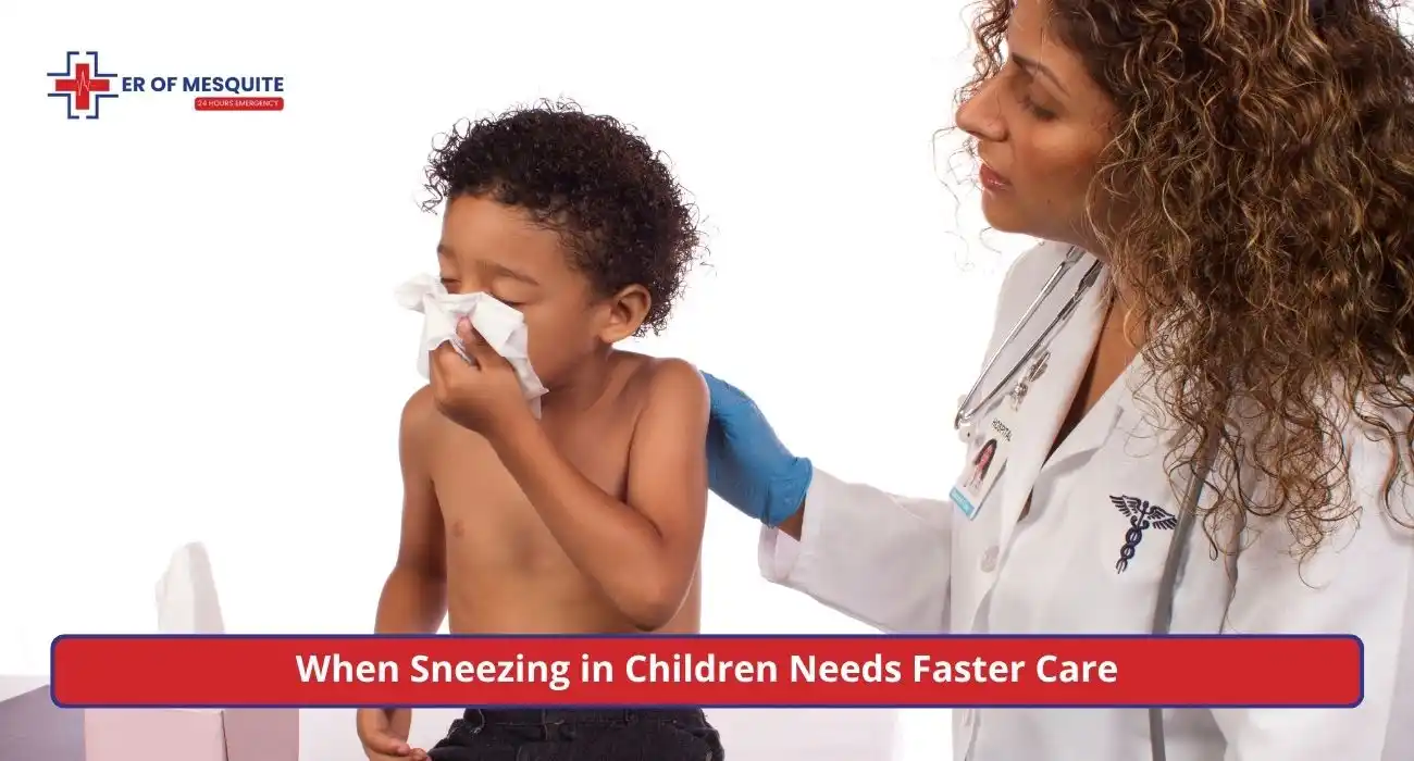 When Sneezing in Children Needs Faster Care